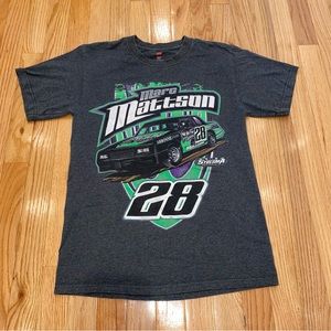 Marc Mattson 23 NASCAR Racing T Shirt Double Sided